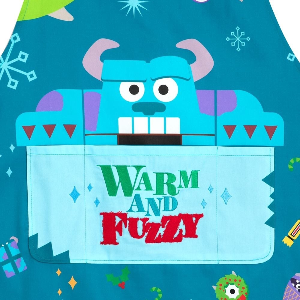 Monsters Inc., warm and fuzzy holiday apron.